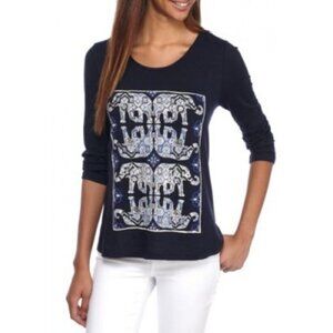 NWT - Crown & Ivy Elephant Poetry Tee